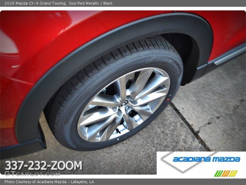 Soul Red Metallic / Black 2016 Mazda CX-9 Grand Touring