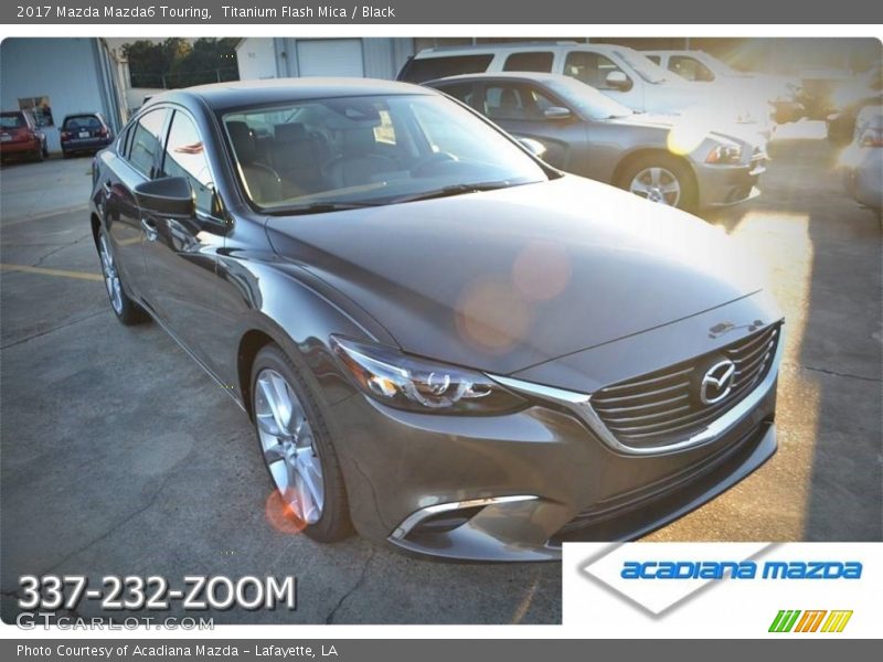 Titanium Flash Mica / Black 2017 Mazda Mazda6 Touring