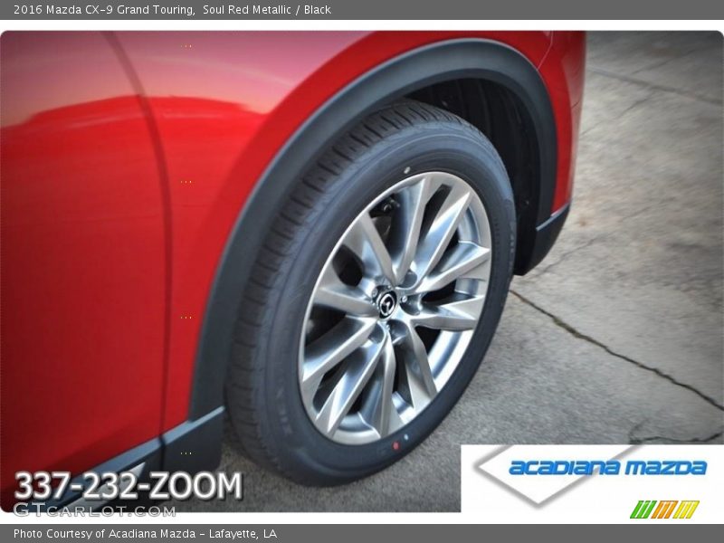 Soul Red Metallic / Black 2016 Mazda CX-9 Grand Touring