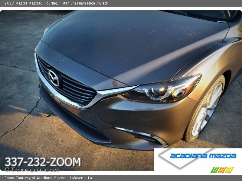 Titanium Flash Mica / Black 2017 Mazda Mazda6 Touring