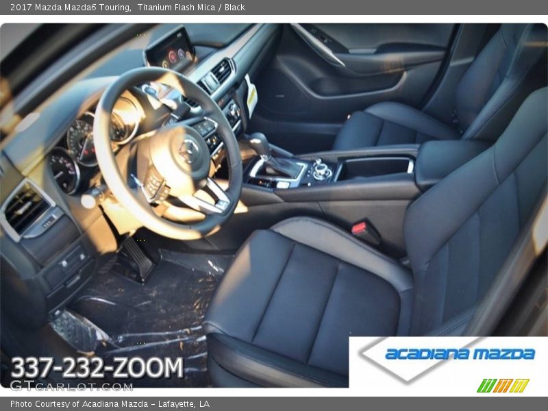 Titanium Flash Mica / Black 2017 Mazda Mazda6 Touring