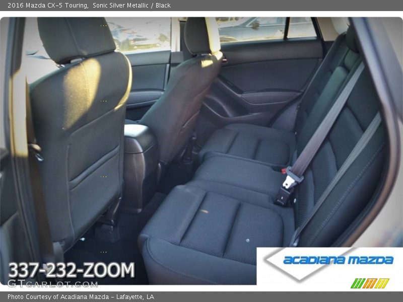 Sonic Silver Metallic / Black 2016 Mazda CX-5 Touring