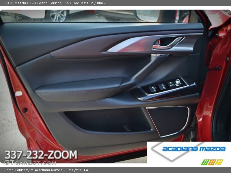 Soul Red Metallic / Black 2016 Mazda CX-9 Grand Touring