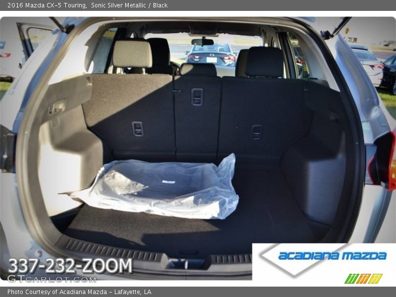 Sonic Silver Metallic / Black 2016 Mazda CX-5 Touring