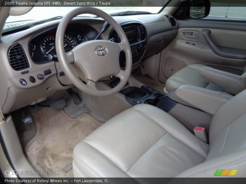 Desert Sand Mica / Taupe 2005 Toyota Sequoia SR5 4WD