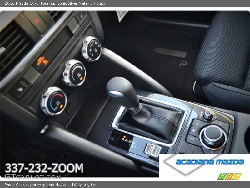 Sonic Silver Metallic / Black 2016 Mazda CX-5 Touring