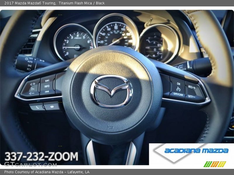 Titanium Flash Mica / Black 2017 Mazda Mazda6 Touring