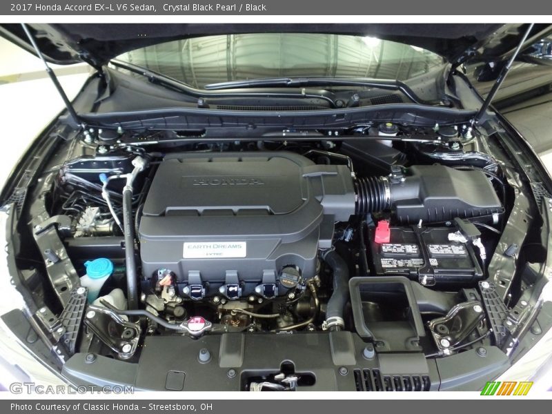  2017 Accord EX-L V6 Sedan Engine - 3.5 Liter SOHC 24-Valve i-VTEC V6