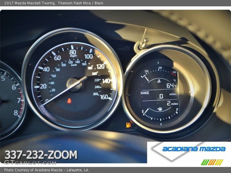 Titanium Flash Mica / Black 2017 Mazda Mazda6 Touring