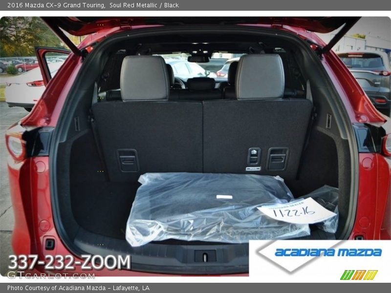 Soul Red Metallic / Black 2016 Mazda CX-9 Grand Touring