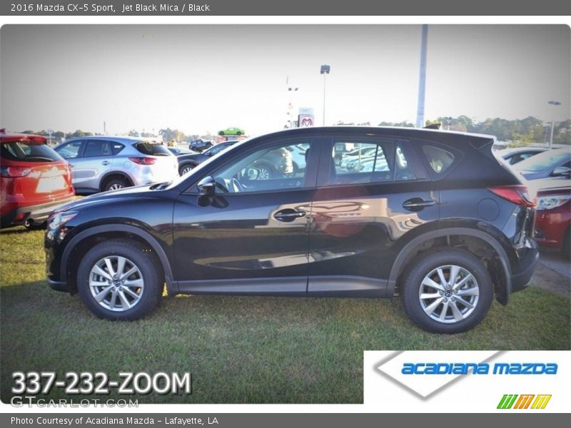 Jet Black Mica / Black 2016 Mazda CX-5 Sport