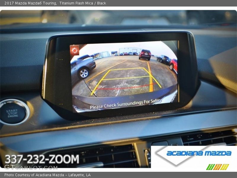 Titanium Flash Mica / Black 2017 Mazda Mazda6 Touring