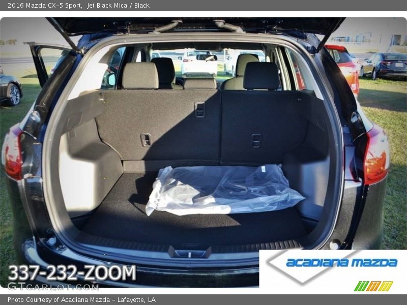 Jet Black Mica / Black 2016 Mazda CX-5 Sport