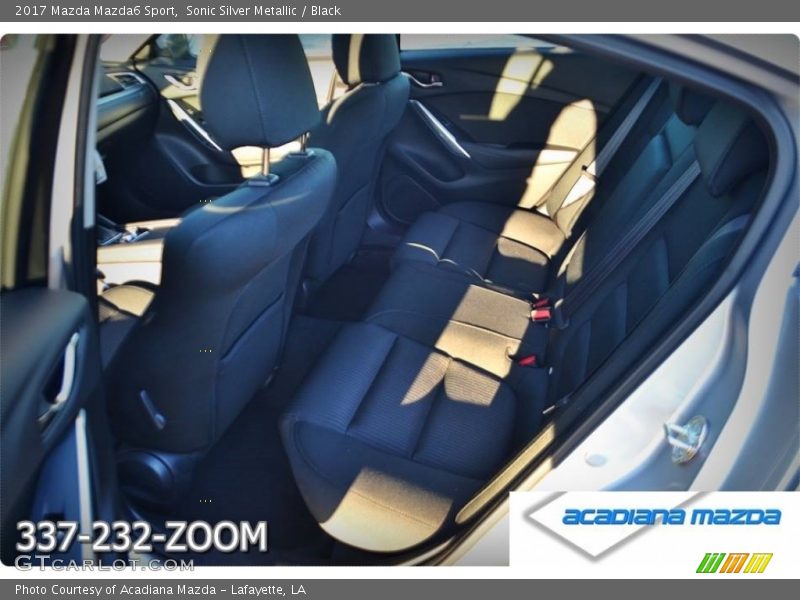 Sonic Silver Metallic / Black 2017 Mazda Mazda6 Sport