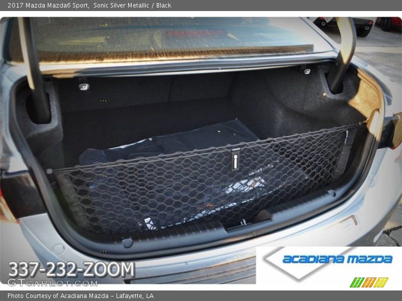 Sonic Silver Metallic / Black 2017 Mazda Mazda6 Sport