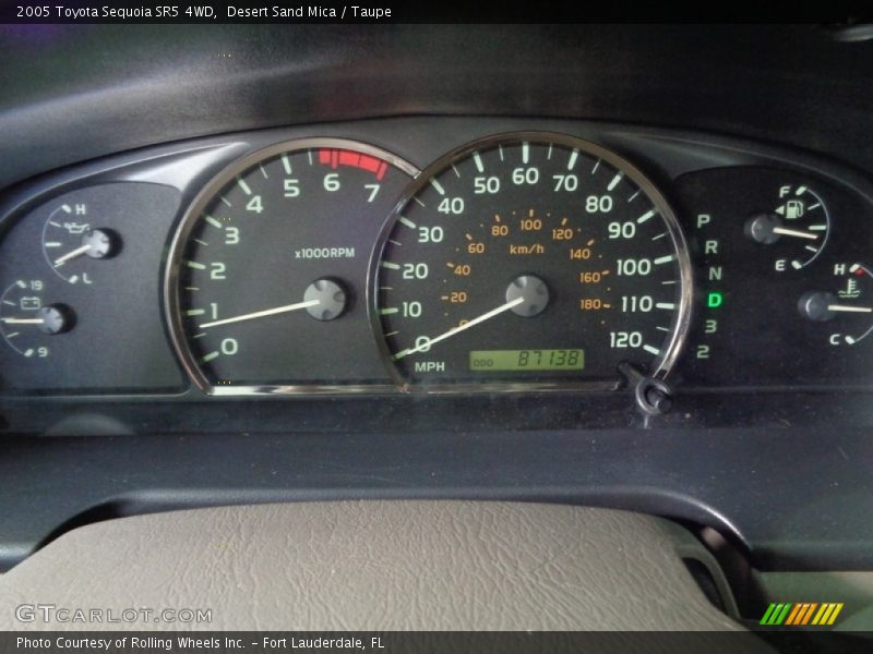 Desert Sand Mica / Taupe 2005 Toyota Sequoia SR5 4WD