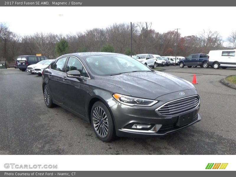 Magnetic / Ebony 2017 Ford Fusion SE AWD