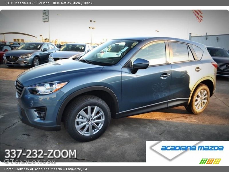 Blue Reflex Mica / Black 2016 Mazda CX-5 Touring