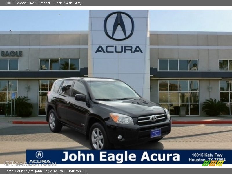 Black / Ash Gray 2007 Toyota RAV4 Limited