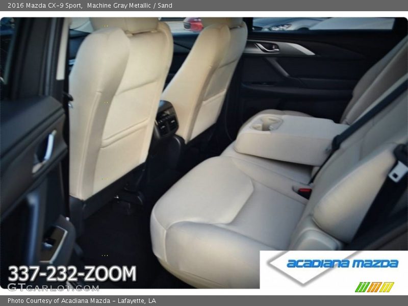 Machine Gray Metallic / Sand 2016 Mazda CX-9 Sport