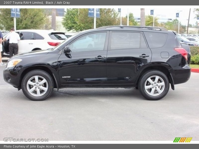 Black / Ash Gray 2007 Toyota RAV4 Limited