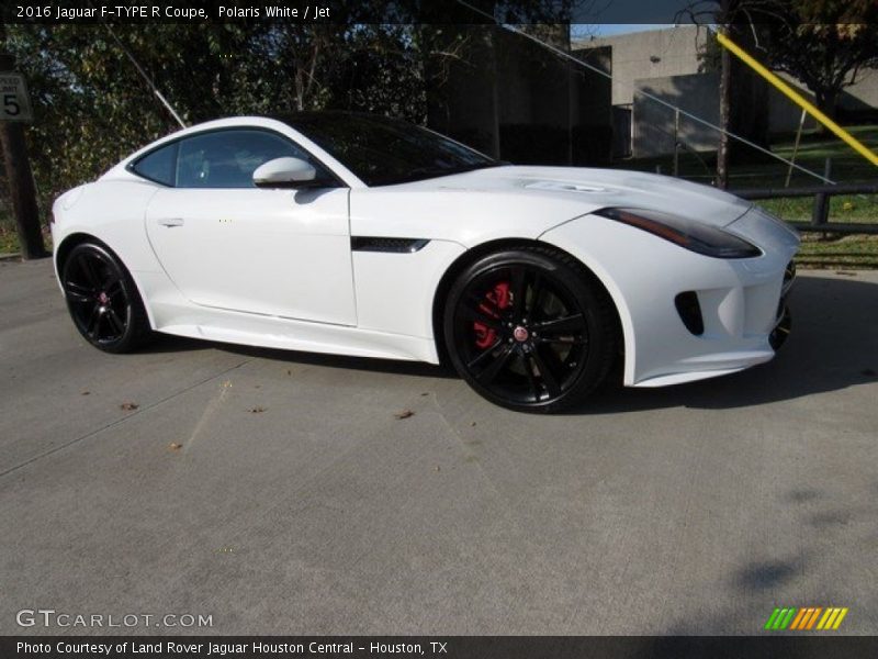 Polaris White / Jet 2016 Jaguar F-TYPE R Coupe