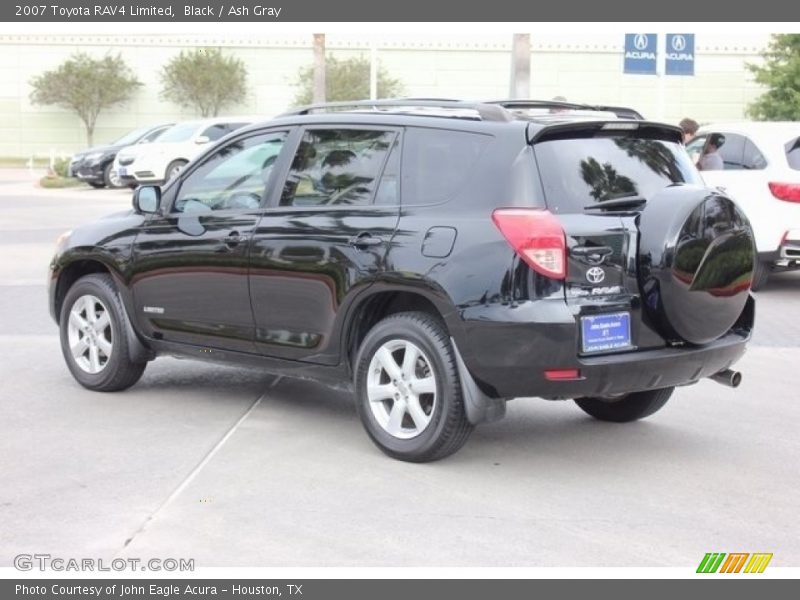Black / Ash Gray 2007 Toyota RAV4 Limited