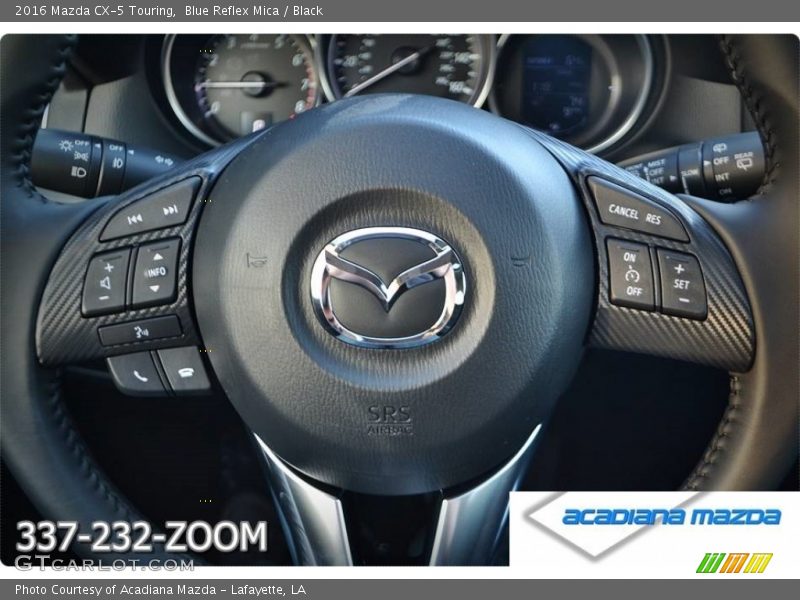 Blue Reflex Mica / Black 2016 Mazda CX-5 Touring