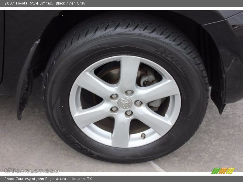 Black / Ash Gray 2007 Toyota RAV4 Limited