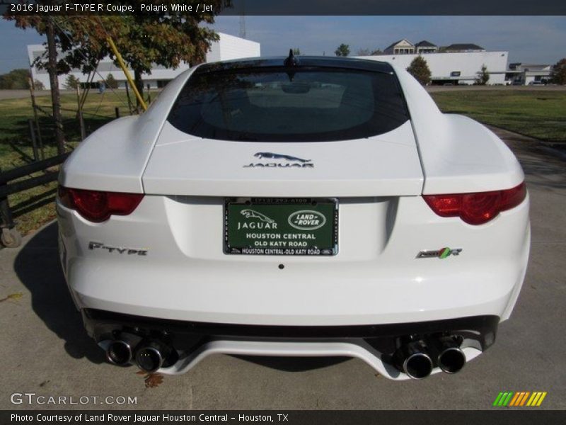Polaris White / Jet 2016 Jaguar F-TYPE R Coupe