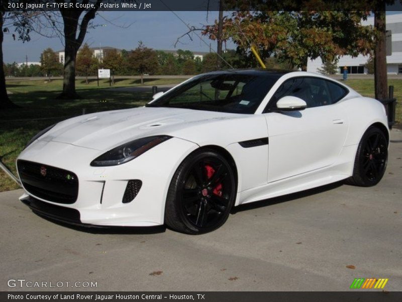 Polaris White / Jet 2016 Jaguar F-TYPE R Coupe