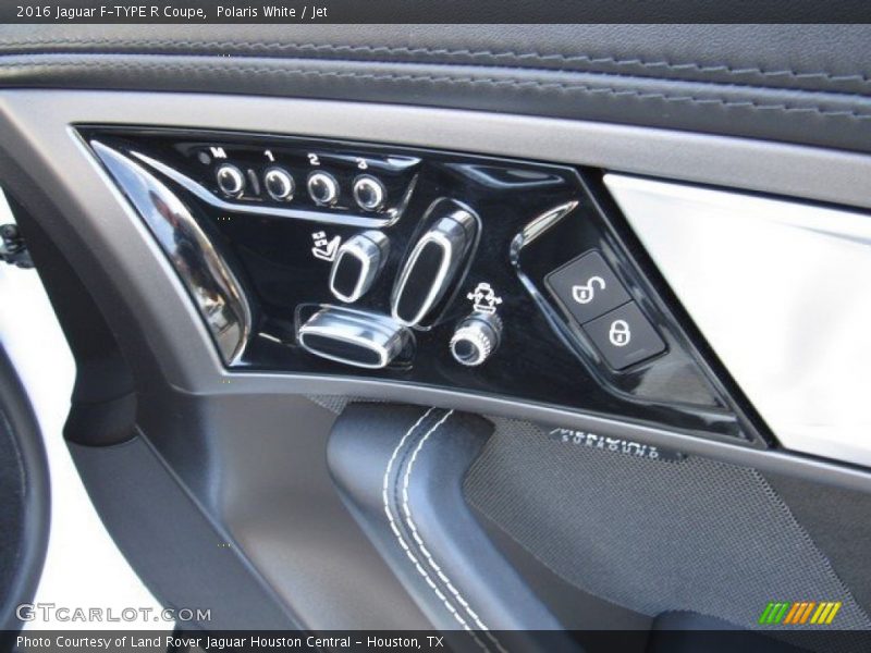 Polaris White / Jet 2016 Jaguar F-TYPE R Coupe