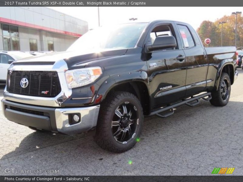 Midnight Black Metallic / Graphite 2017 Toyota Tundra SR5 XSP-X Double Cab