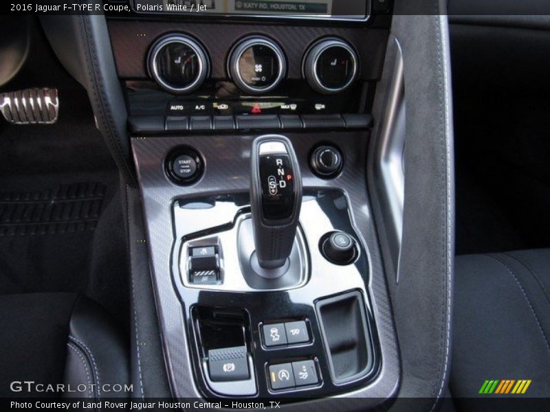 Polaris White / Jet 2016 Jaguar F-TYPE R Coupe