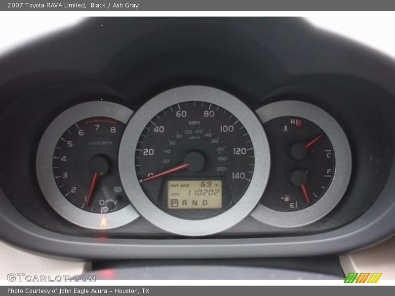 Black / Ash Gray 2007 Toyota RAV4 Limited