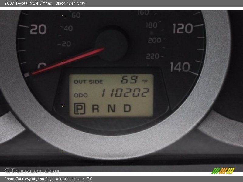 Black / Ash Gray 2007 Toyota RAV4 Limited