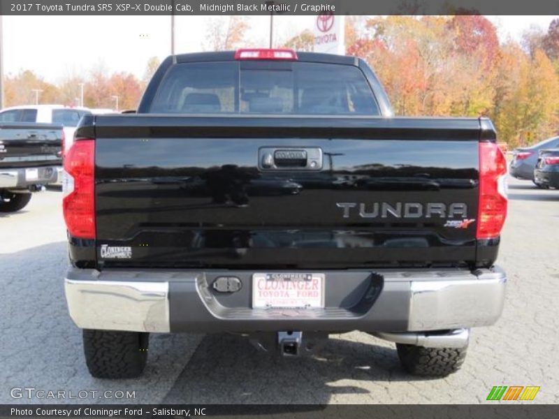 Midnight Black Metallic / Graphite 2017 Toyota Tundra SR5 XSP-X Double Cab