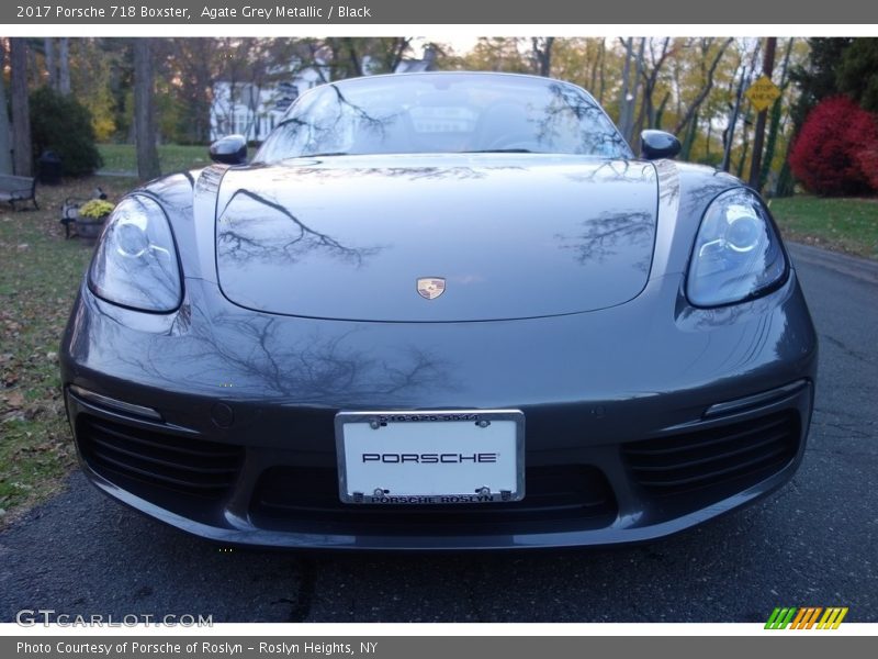 Agate Grey Metallic / Black 2017 Porsche 718 Boxster