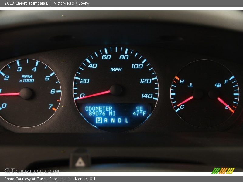 Victory Red / Ebony 2013 Chevrolet Impala LT
