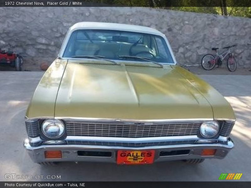 Placer Gold / White 1972 Chevrolet Nova