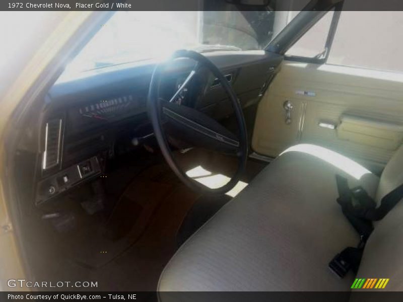 Front Seat of 1972 Nova 