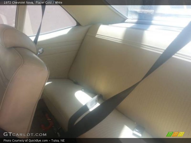 Rear Seat of 1972 Nova 