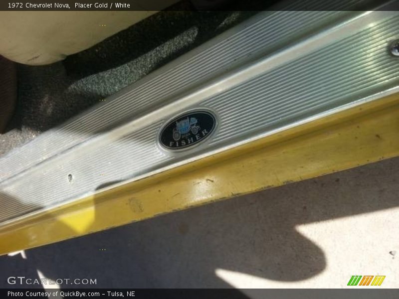 Placer Gold / White 1972 Chevrolet Nova