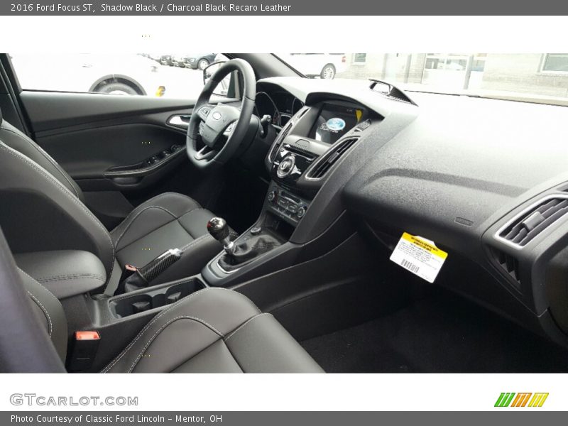 Dashboard of 2016 Focus ST