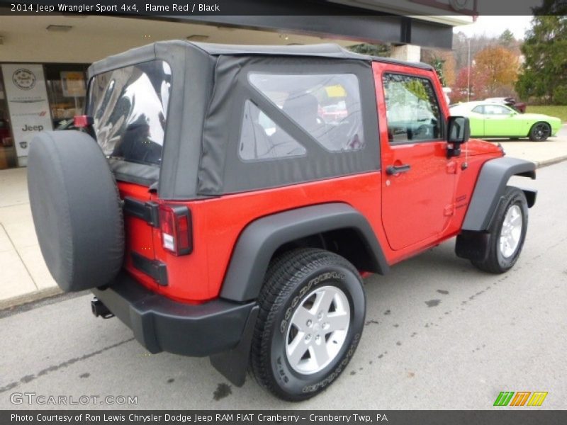 Flame Red / Black 2014 Jeep Wrangler Sport 4x4