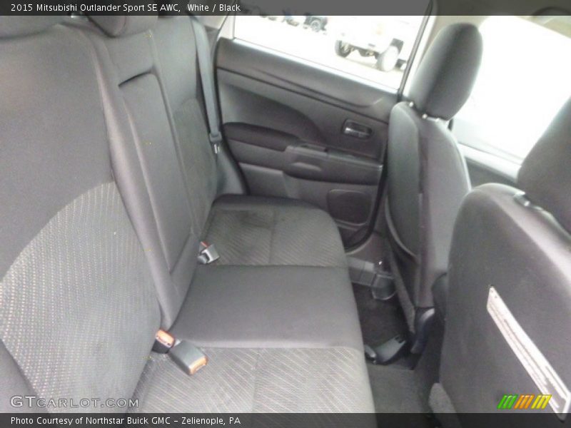 White / Black 2015 Mitsubishi Outlander Sport SE AWC