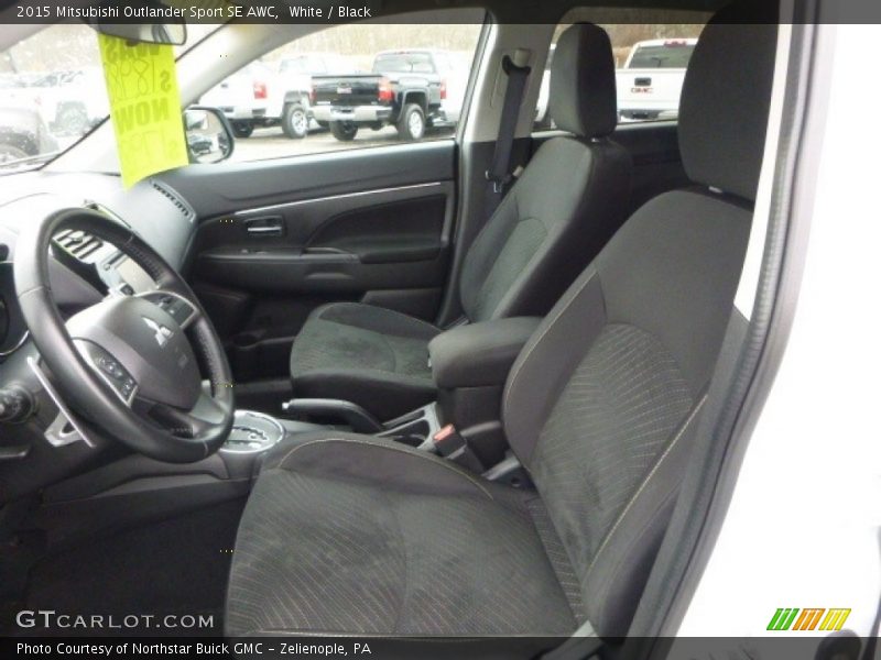 White / Black 2015 Mitsubishi Outlander Sport SE AWC