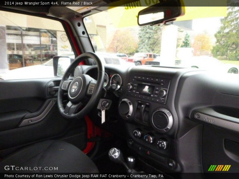 Flame Red / Black 2014 Jeep Wrangler Sport 4x4