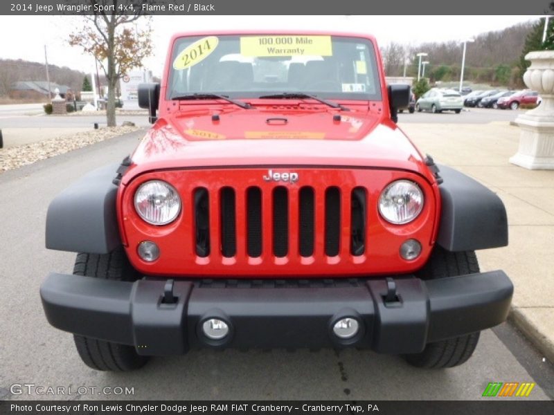 Flame Red / Black 2014 Jeep Wrangler Sport 4x4