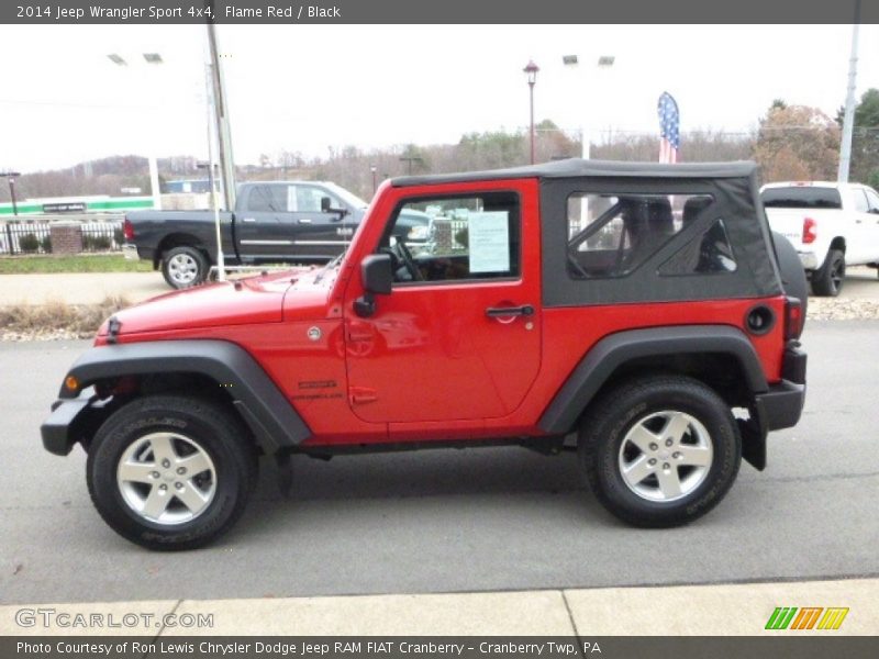 Flame Red / Black 2014 Jeep Wrangler Sport 4x4